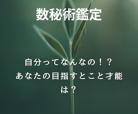 自分ってなんなの！？あなたの本質と才能を解明します その違和感ちゃんと理由があります。 イメージ1