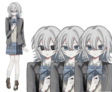 TRPGで使える立ち絵制作を行います 表情差分3種類付き(指定可能) イメージ2
