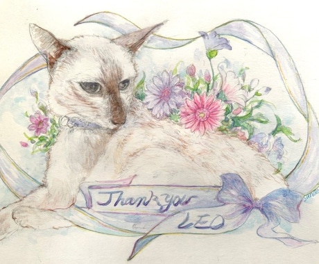 ペットや仲良し家族のイラスト仕上げます イメージ1