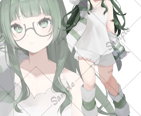 TRPG・IRIAM・配信　立ち絵、1枚絵描きます 透明感のある魅力的なイラスト提供致します！ イメージ2