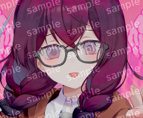 アイコンやサムネイラスト描きます OCやVTuberさんのイラストを描きます！ イメージ1