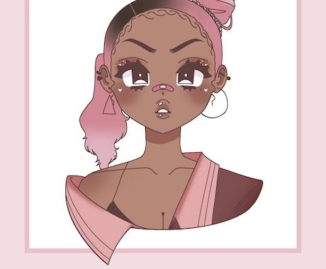 アイコン用の絵を描きます SNSのアイコンなどに必要な方へ淡くてかわいい絵を描きます イメージ1