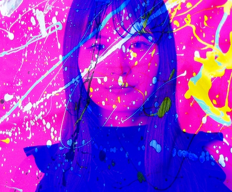 写真をアートな一点物のポートレートにします Photoshopを使ってアートなポートレートを作ります。 イメージ2