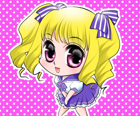 SNSのアイコンを作成します 差分でキャラクターアイコンを作成します イメージ1