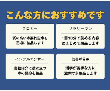 ブログ・SNS運用を効率化！本の要約をします 迅速対応！高評価多数！図解も対応可能！ イメージ2