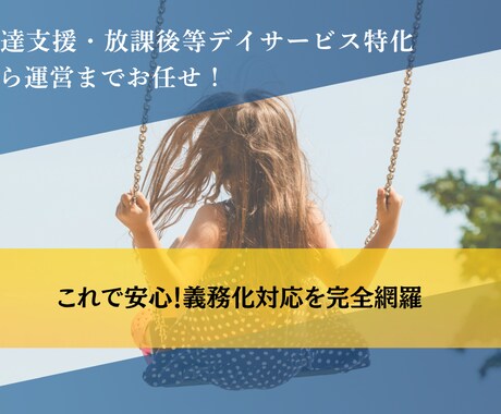 児発、放デイの開業前マニュアル集お渡します 義務化された対応もこれ1つでOK！ イメージ1