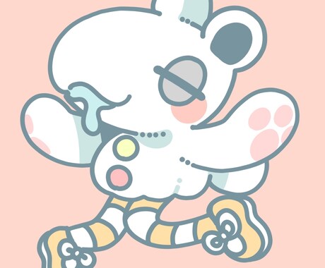 商用利用可能!デフォルメキャラクター制作します モンスターや動物、女の子が得意です イメージ1