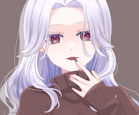 アイコンイラスト制作します 配信活動やSNSアイコンに( ¨̮ ) イメージ2