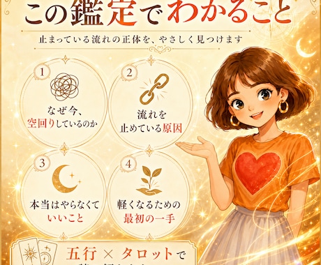 なぜかうまくいかない原因を整え運気を上げます あなたの運は、あなた自身で変えられるんですよ！！ イメージ2