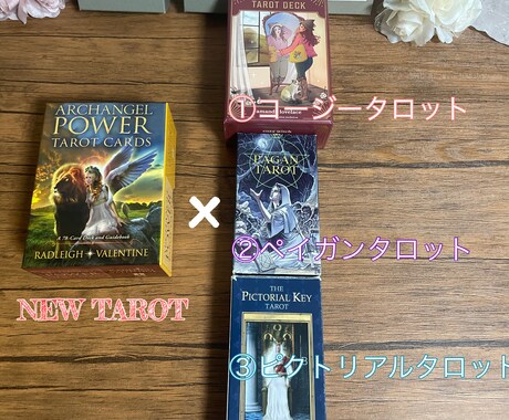 新調タロットで特別鑑定します 幸せジンクス♡新調タロットで占った人は幸せになる イメージ1