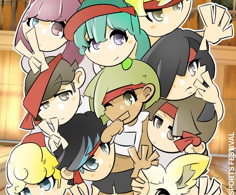 THEポップでかわいいイラスト描きます 【期間限定お見積りから1000円でいけます！】 イメージ2