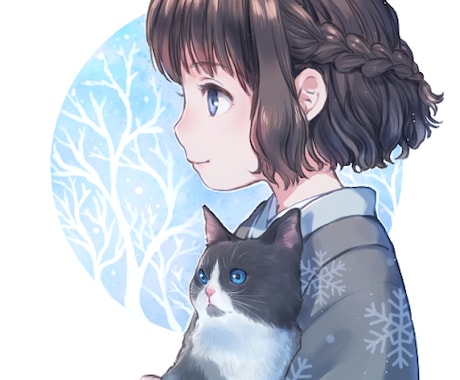 snsや各場面で使えるアイコンを作成します ■ほんわか可愛いイラストアイコン■ イメージ1