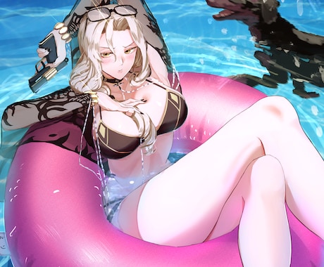 厚塗り風　動画Web同人向け全身イラスト作ります ”刺さる”イラスト作成します。 イメージ2