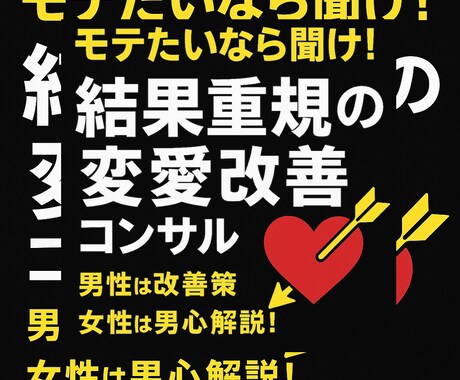 結果重視の恋愛レクチャー！モテたいなら聞け教えます 分析×改善で非モテ脱却！個別指導モテたい男も男心知りたい女も イメージ1