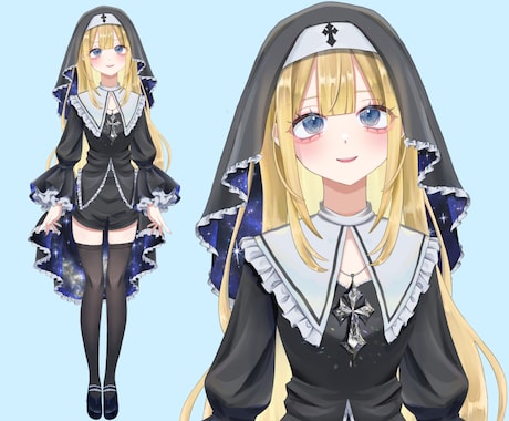 全工程！リッチな揺れのVTuberモデル制作します キャラデザ〜モデリングまで一括制作 イメージ2