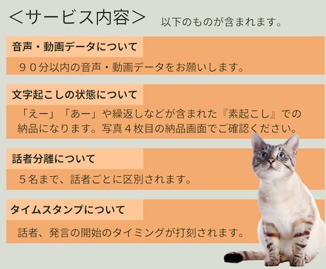 動画・音声90分まで2,000円で素起こします 【高精度AI対応】議事録やインタビューに最適！ イメージ2