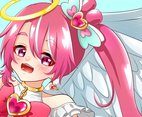 Vライバー様向けのイラストやモデル制作します キャラデザから立ち絵、SDや1枚絵まで幅広く制作します！ イメージ1