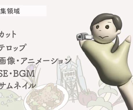 YouTube動画などの編集代行します 映像を撮影したら、あとはお任せください! イメージ1