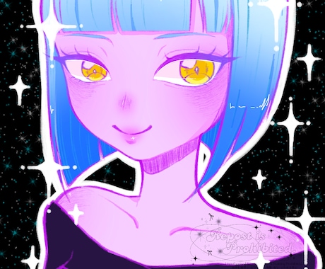 キラキラ可愛いアイコン・イラスト描きます 商用利用可◎個性的なアイコンであなたらしく！ イメージ1