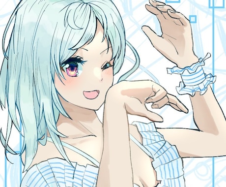 依頼から一日でイラストを仕上げます お急ぎのあなたにおすすめ著作権や二次商用利用権はお譲りします イメージ2