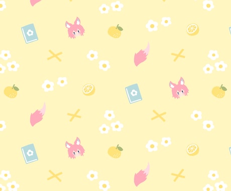 VTuber概念パターン作ります 返礼品やグッズ化もOK！ かわいい手書きパターンイラスト イメージ2