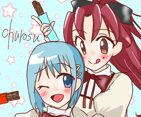 安価でイラストお描きします 安くて早くて可愛いを心がけています イメージ1