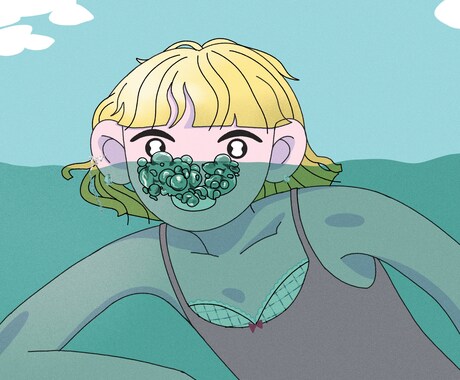 カラフルでかわいいアイコンかきます あなただけのアイコンを一緒に作りましょう:) イメージ2
