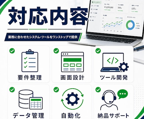 業務効率化ツールを開発します 手作業を減らす小規模システム制作 イメージ2
