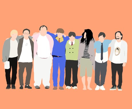 SNSに使えるアイコン画像描きます 表情なしのシンプルでニュアンスのあるおしゃれな仕上がりです♡ イメージ2