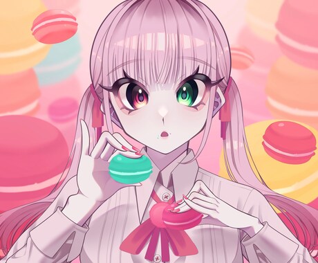不安定な女の子描きます 病みかわいいような、危なげのある女の子を求めてるあなたへ！ イメージ2