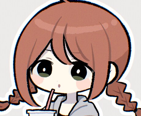 かわいいSNSアイコンを描きます 目を引くSNSアイコン描かせてください！ イメージ2