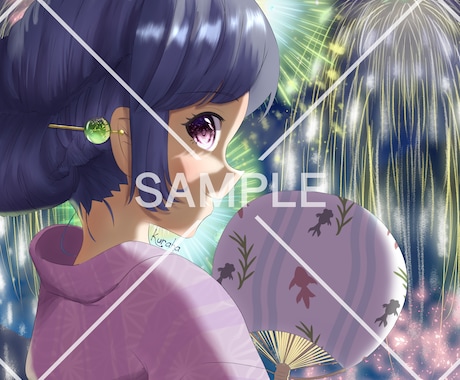 彩度高めのかわいらしい女の子のイラスト描きます カラフルで可愛らしいイラストを用途に合わせて制作します！ イメージ2