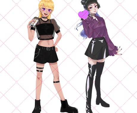 立ち絵制作いたします TRPG等でご利用いただけるあなただけの立ち絵を描きます！ イメージ2