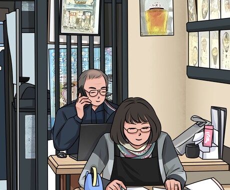 貴方の写真をイラスト描きます イメージ1