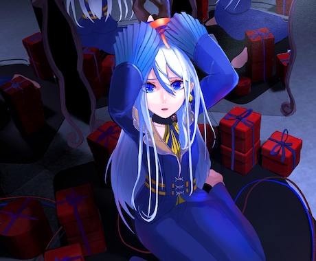 ボカロ、MVイラスト、高品質な一枚絵を描きます VOCALOID・歌ってみた楽曲のMVや配信用イラストへ イメージ2
