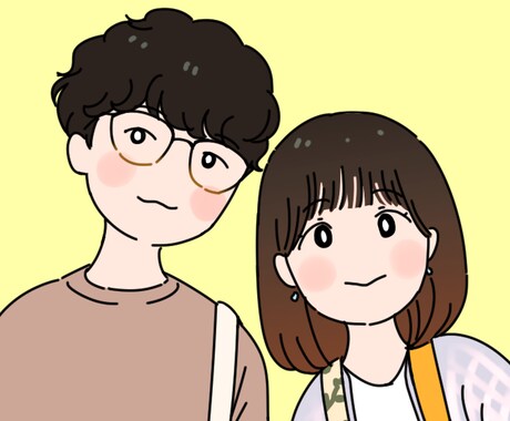 シンプル・かわいい人物イラスト描きます 似顔絵・アイコン・動画・プレゼントなどに イメージ2