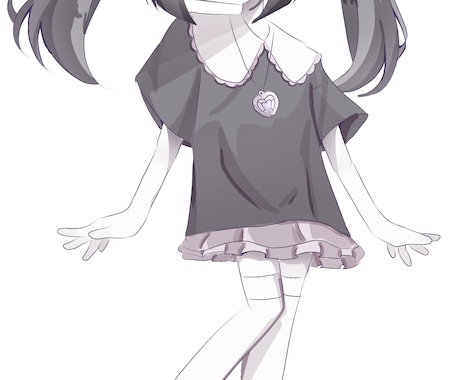 格安で彩度低め萌え系イラスト描きます 可愛い女の子が得意です。納品スピード早いです イメージ2