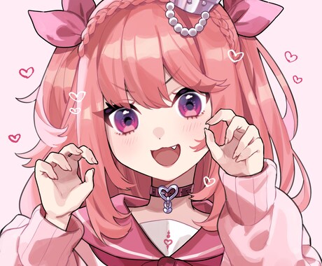 きゅるんと可愛い！SNS用アイコンを作成いたします TwitterなどのSNSにぜひご利用ください！ イメージ2