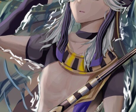 一枚絵描きます 暗い絵から明るい絵まで挿絵・1枚絵イラスト イメージ2