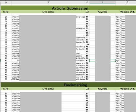 強力なバックリンク・被リンクを格安で構築します 高PA DA TF CFのバックリンク・被リンクを送ります イメージ2