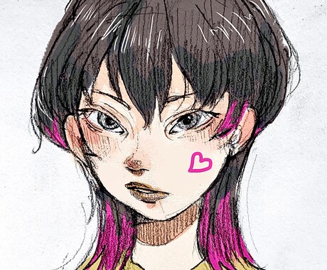 似顔絵アイコンやイラストを描きます イメージ1