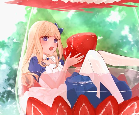 バストアップから一枚イラストまで！！描きます サムネ・動画・グッズ・おはV用など！ イメージ2