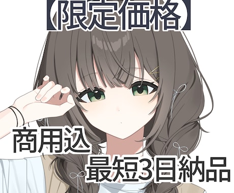 先着5名様限定】SNSアイコン・1枚絵を制作します アニメ塗りの透明感ある可愛いイラストが描けます！ イメージ1