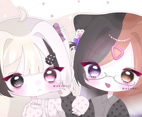 キラキラで可愛いデフォルメを描きます イメージ1