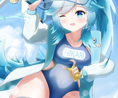 少女イラストを描きます 女の子の可愛さを表現できるように頑張ります！ イメージ2