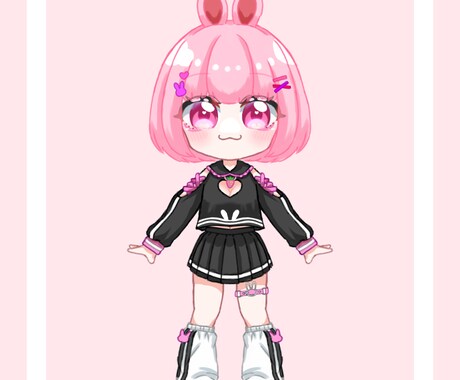 表情差分⭕️ゆるふわなデフォルメイラスト描きます キャラクターがいない方でもやり取りをして制作可能です！ イメージ2
