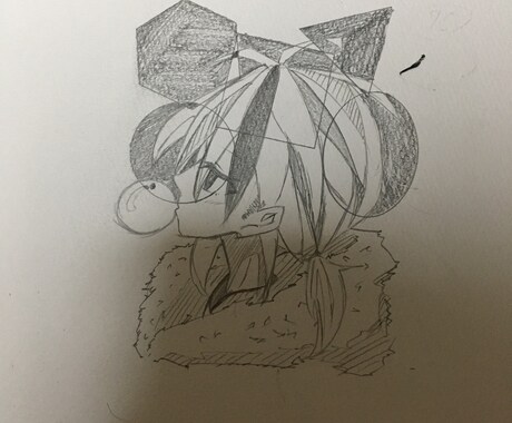 アナログでのキャラデザイン等します 新キャラのラフ等をアナログで描きます イメージ2