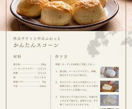 アレルギー対応◎簡単おやつレシピを提案します 悩みに合わせてオーダーメイドのレシピをPDFでお届け！ イメージ2