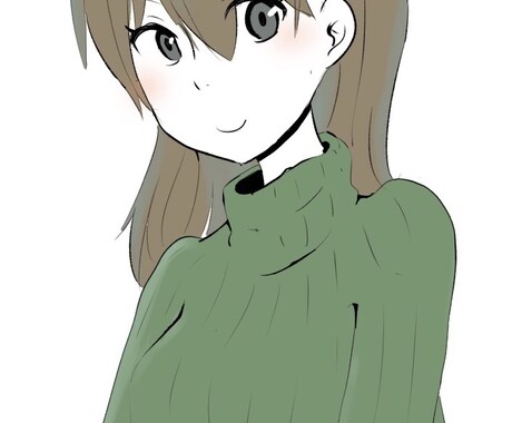 シンプルな女の子アイコン描きます SNSやTRPGなどにおすすめ！ イメージ1