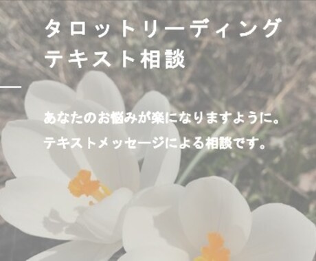 タロットカードを用いてあなたの心を占います あなたの心が少しでも楽になるようにお手伝いさせてください。 イメージ1